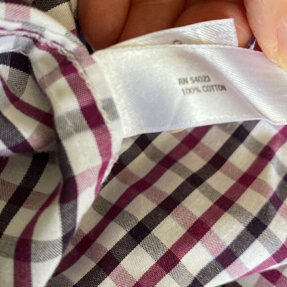 🔥3/$20🔥 Gap non-iron button up shirt size size men’s L - Picture 10 of 12
